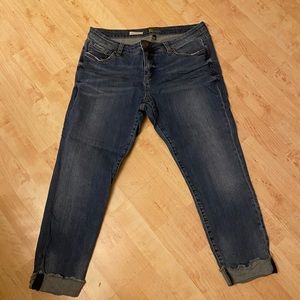Kut From the Kloth Emelina Frayed Hem Jeans size 14W